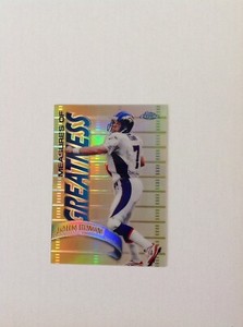 1998 Topps Chrome Measures of Greatness Refractor John Elway #MG1 Near Mint