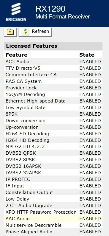 Ericsson NEW Face RX1290 DVB-S/S2/ASI IRD RF SAT RECEIVER DECODER Tandberg - Image 4 of 4