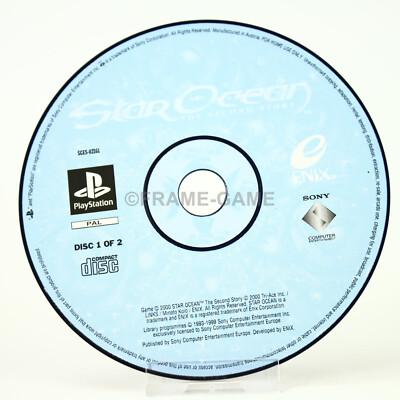 Sony Playstation 1 PS1 PAL Star Ocean the Second Story nur CD 1 Gut