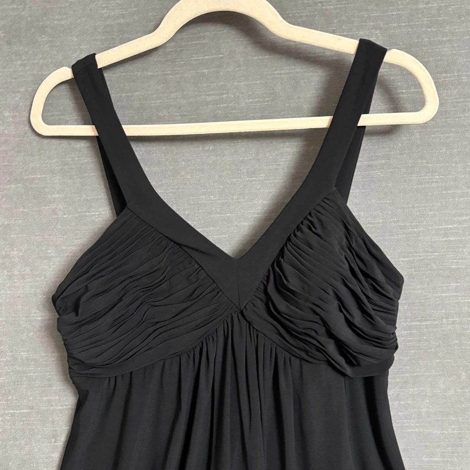 Vintage y2k Dress 14 Black Babydoll Slip Party Cocktail Evening Casual Date 90s - Image 2 of 4