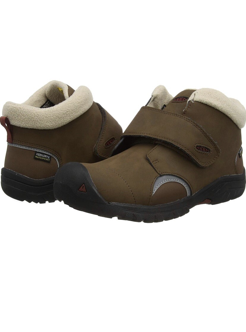 KEEN Unisex Stivaletti Kids Kootenay Ill Mid Wp UK 1 EU 34 Marroni Prezzo di ricambio £59