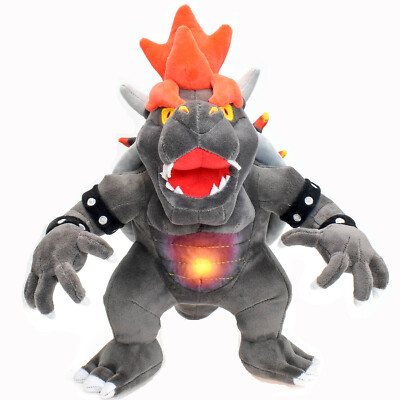Fury Bowser Super Mario 3D World The Beast Giga Bell Plush Toy Stuffed Doll 12''