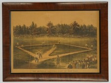 American National Game of Base Ball, Currier & Ives, Big Andres Collotype, Rare