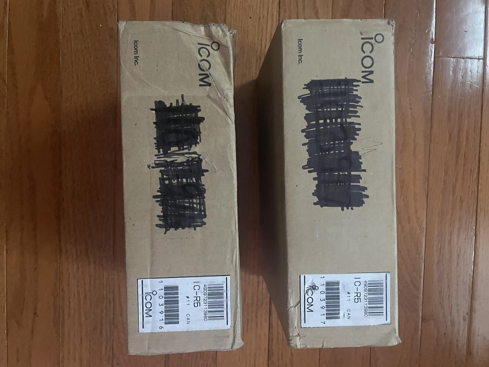 LOT OF 2 Icom IC- R5 Handheld Portable Communications Wideband Receiver Radio 2x - Image 4 of 4