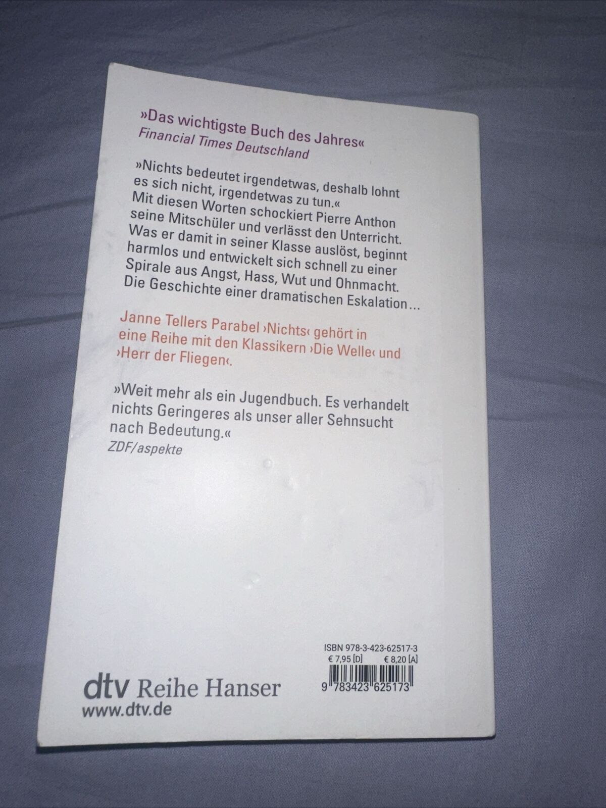 Thumbnail - Nichts Von Janne Teller (2012, Taschenbuch)