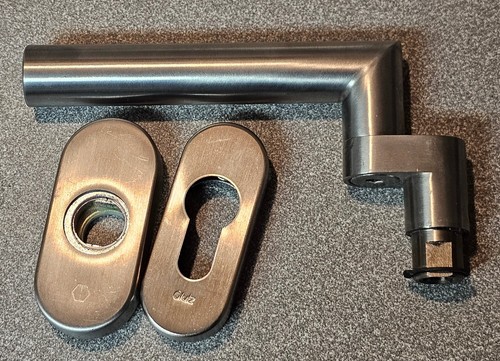 Industrieller Türgriff Aus Zinklegierung - Schwarz/Weiß Für Türen & Fenster