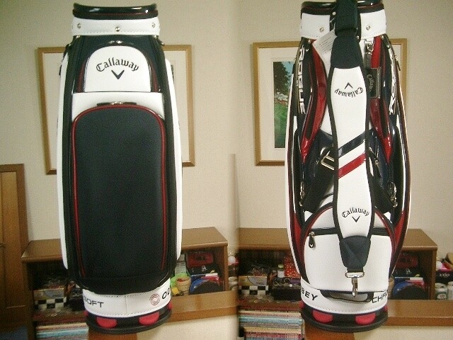 Callaway Rogue Athlete Tour Model white navy red 3-point Golf Bag