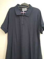 Navy Jane Blue Dress NWT Size L Shirt sleeve. Lose and comfortable.