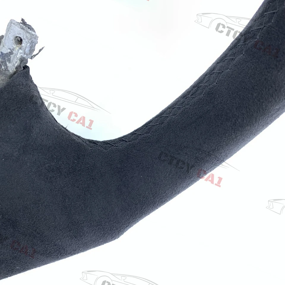 Volante de fibra de carbono forjado real personalizado para Ford Mustang 1999-2004 Foto 3 de 4