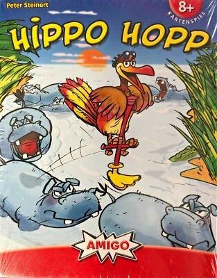 AMIGO 01980 Hippo Hopp Kartenspiel neu OVP Nilpferde am Fluss ab 8 Jahren - Bild 1 von 2