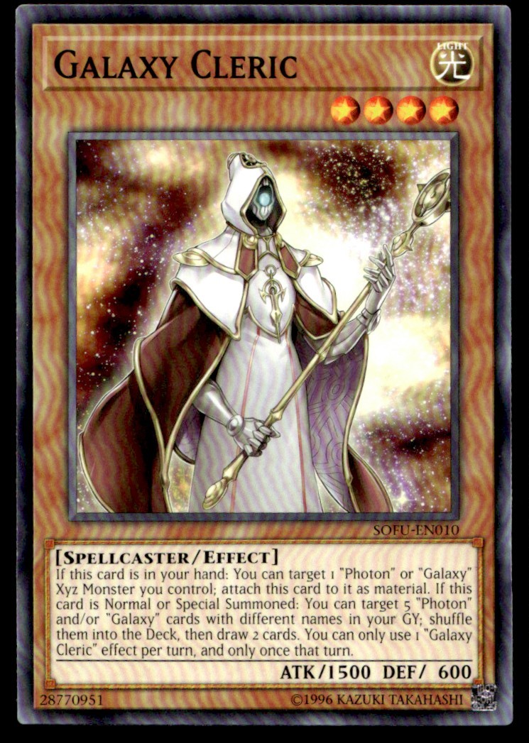 Galaxy Cleric - SOFU-EN010 - YuGiOh 