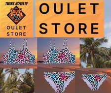 Wonder Nation Girls SIZE 2XL 18 Asymmetrical Bikini Swimsuit with UPF 50