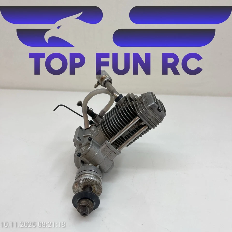 OS FS SERIES .61 4-STROKE NITRO AIRPLANE ENGINE W/ MUFFLER  - Image 4 of 4