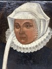 16thC Antique ELIZABETHAN LADY & RUFFLED COLLAR Old ESTATE Oil PORTRAIT PAINTING — photo 4