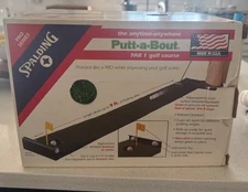 Vintage Spalding Putt-a-Bout- Par 2 Golf Course- Pro Series- 9 Ft- Made in USA