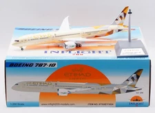 INFLIGHT 1:200 Etihad Airways Boeing B787-10 Diecast Aircraft Jet Model A6-BMI