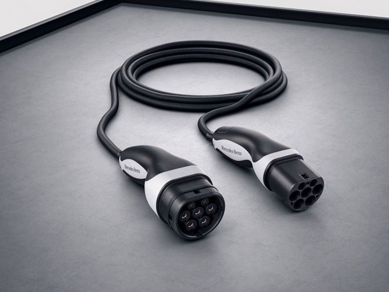 Câble de recharge Mercedes Type 2 pour borne publique et wallbox T2 5m 16A