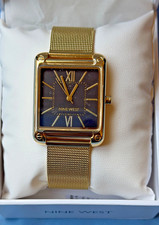 Nine West Women's Mesh Bracelet Watch - NW/2090BKGB - NEW