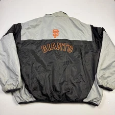 G-III San Francisco Giants Jacket Mens XXL Black Gray MLB Baseball Reversible