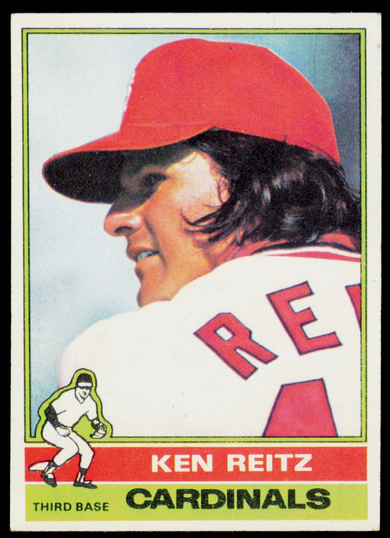 1976 Topps Ken Reitz 158 St. Louis Cardinals