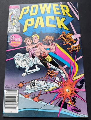 POWER PACK #1 MARVEL COMICS 1984 NEWSSTAND EDITION ORIGIN/1ST APP. VF/NM 9.0