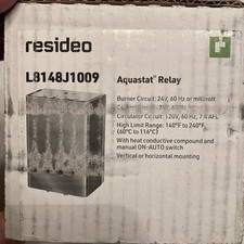 Honeywell Resideo Aquastat 15-Degree F Differential Relay L8148J1009