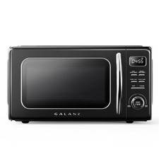 Galanz GLCMKZ11BKR10 Retro Countertop Microwave 1.1 cu ft Auto Cook & Reheat