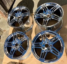 Porsche 911 Turbo wheels OEM from 997.1 Chromed, 19" with center caps