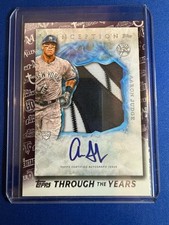 2021 Topps - Topps Through the Years Facsimile Reprints Aaron Judge #TTY-25