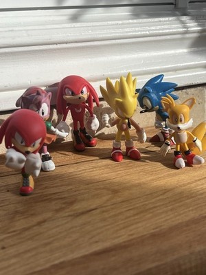2.5'' Classic Collection Sonic the Hedgehog Dr. Eggman Knuckles Amy Tails set 6