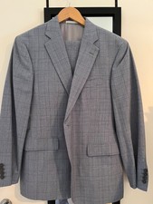 mens suit 40S Charles Tyrwhitt slim fit 76% wool 24% linen