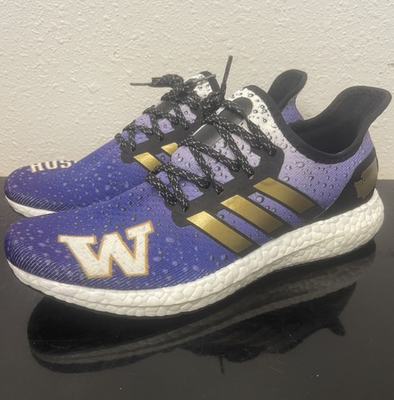 #ad Adidas Speedfactory AM 4 UW Washington Huskies Running Shoes Men#x27;s Sz 7.5 FX7254 $46.00