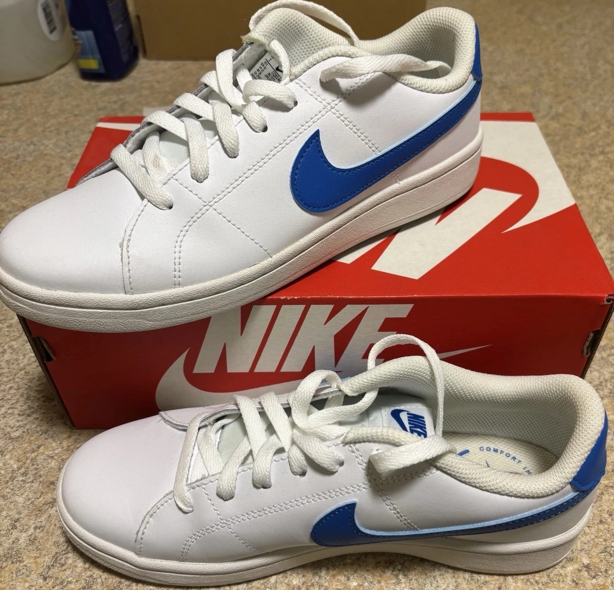 Nike Court Royale Shoes Mens Size 8 Skater Blue White Running Tennis Sneakers Amazon.com | NIKE - Court Royale 2 Next Nature, Men main image 3