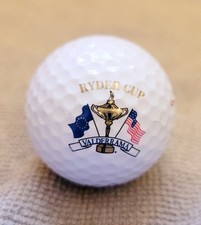 Ryder Cup Valderrama Top Flite Golf Ball Logo Collectible Vintage Free Shipping
