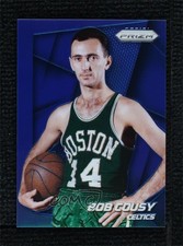 2014-15 Panini Prizm Blue Prizm 40/99 Bob Cousy #215 HOF 7iu