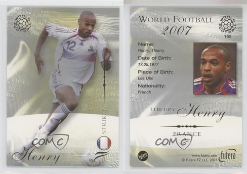 2007 Futera World Football Thierry Henry #155 n1u - Picture 3 of 3