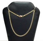 (MA3) Unisex 14k Yellow Gold 1.8 Grams 2.0mm Curb Link Chain Necklace 21"