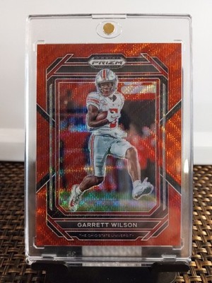 2023 Panini Prizm Draft Picks - Garrett Wilson #41 ''Ruby Wave Prizm'' (RC)