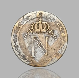 FRANCE. Napoleon Bonaparte Billon 10 Centimes 1808 H