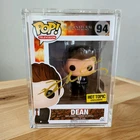 ⭐SUPERNATURAL FUNKO POP: Jensen Ackles signed (FBI) DEAN #94 HOT TOPIC  SWAU-COA