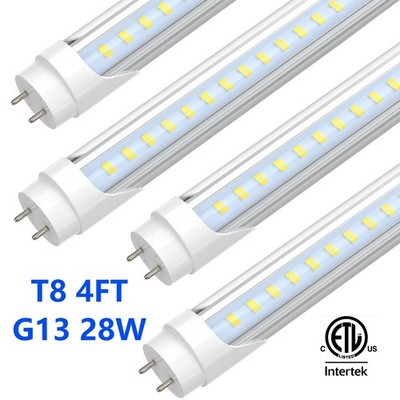 28W 4FT T8 LED Tube Light Bulbs G13 Single Dual Ended Replace F40T12 Fluorescent