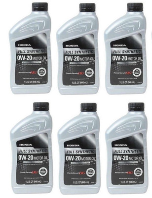 GENUINE FOR Honda 0w-20 Full Synthetic Engine Motor Oil (6 qts.)
