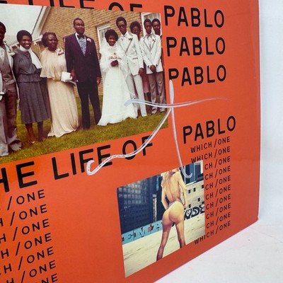 Kanye West Signed Autograph The Life of Pablo Vinyl Record Album