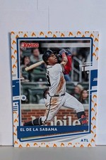 2020 Donruss Ronald Acuna Jr SP /75 FAMOUS NICKNAMES EMOJI VARIATION MVP 🌠🏆🥇