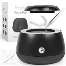 48kHz Ultrasonic Retainer Cleaner with UV | Professional Sonic Dental Cleanin...