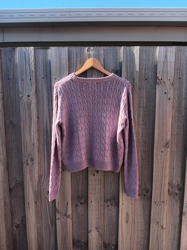 McINTYRE MARIA CABLE KNIT JUMPER - SIZE LARGE - BNWT - RRP $299 - Picture 5 of 6