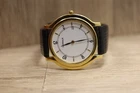 Vintage Men's Seiko Lassale 7n29-7079 Gold Plate Slim Dress Watch New batt