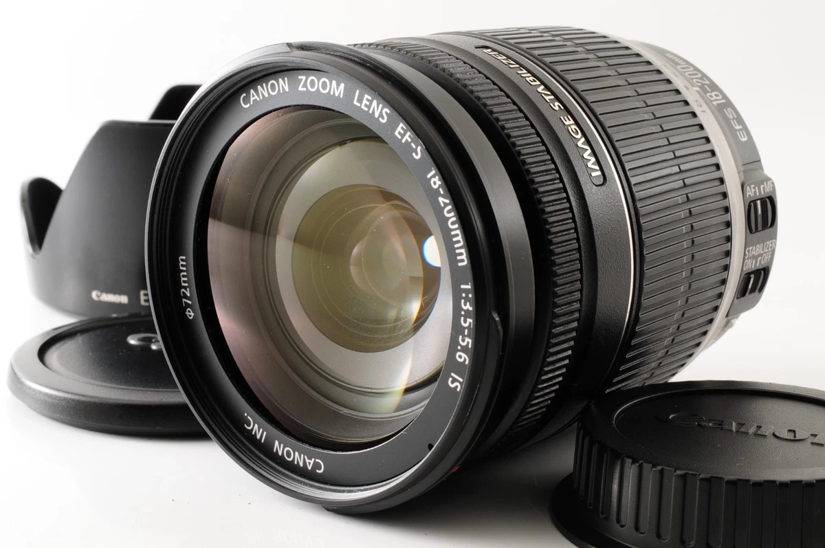 Canon EF-S 18-200mm Focal Camera Lenses for sale | eBay