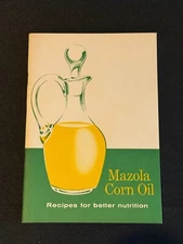 Mazola Corn Oil Recipes for Better Nutrition 1957 1960s Vtg Booklet
