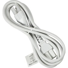 HQRP 6ft White AC Power Cord for HP 2620 J8692A J8693A J9148A Procurve 3500
